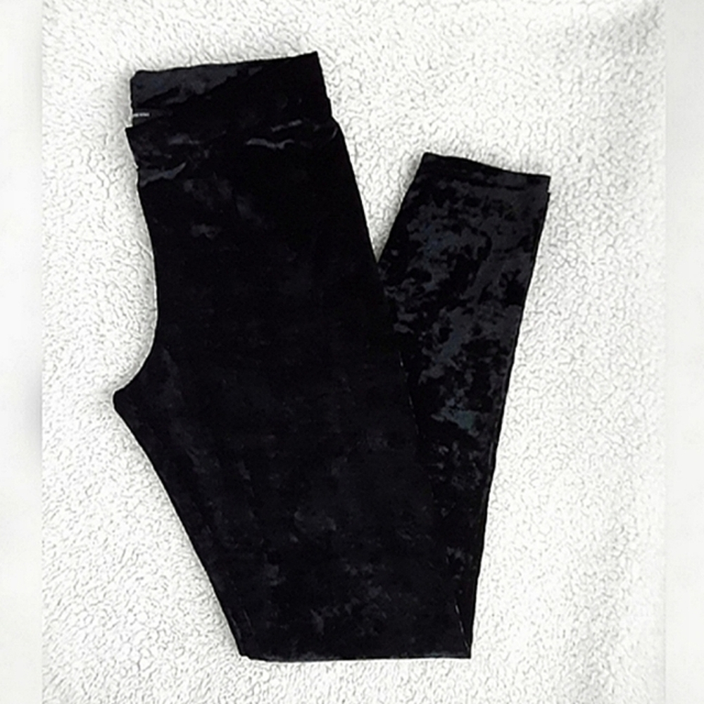 ESPRESSO High Rise Crushed Velvet Lounge Leggings Size Large ( Juniors ) - Picture 1 of 10